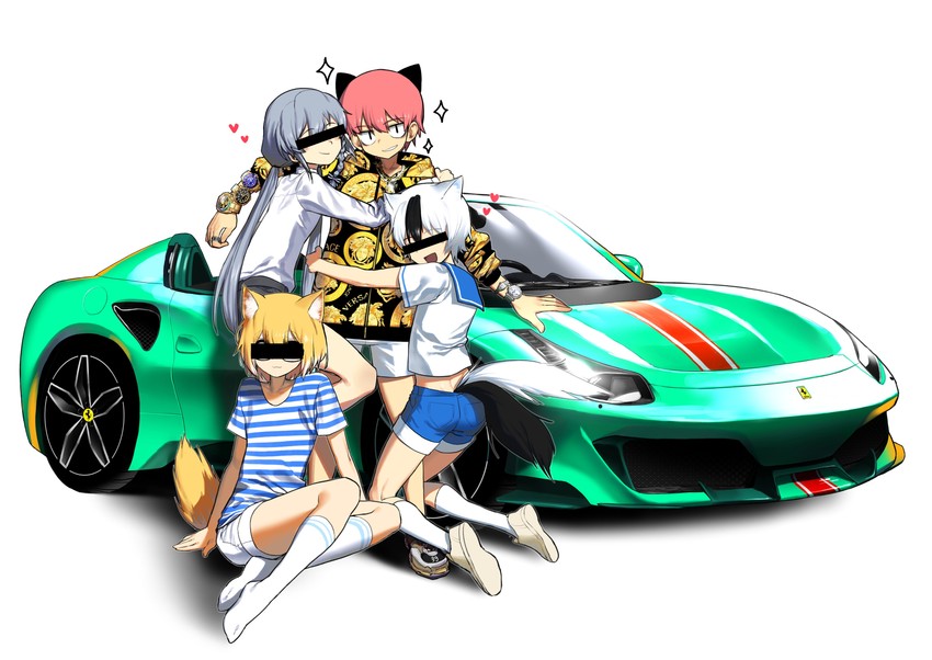 tongkkangi, park jinim, kim tosyeo, and amo (indie virtual youtuber and 2 more) drawn by jeongchebulmyeongingan