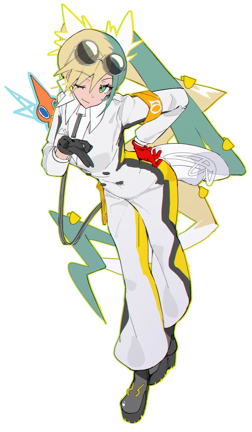 hatsune miku, rotom, and electric miku (pokemon and 2 more) drawn by z3zz4