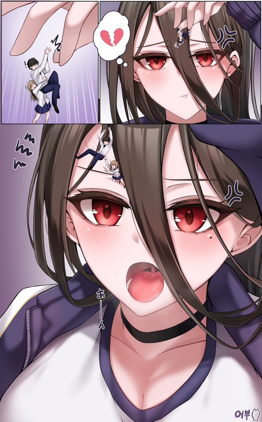 hasumi (original and 1 more) drawn by djqn_gts