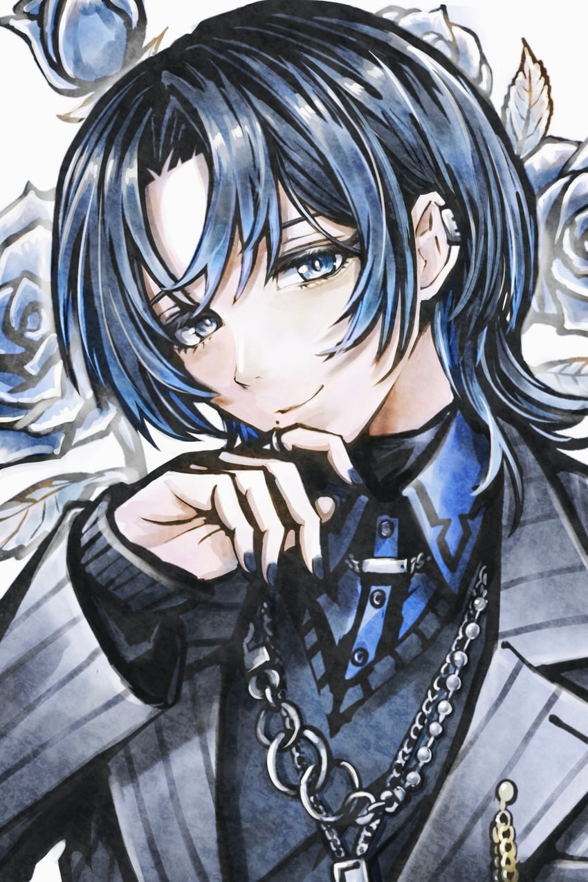 hiodoshi ao (hololive and 1 more) drawn by tsukihi_shida