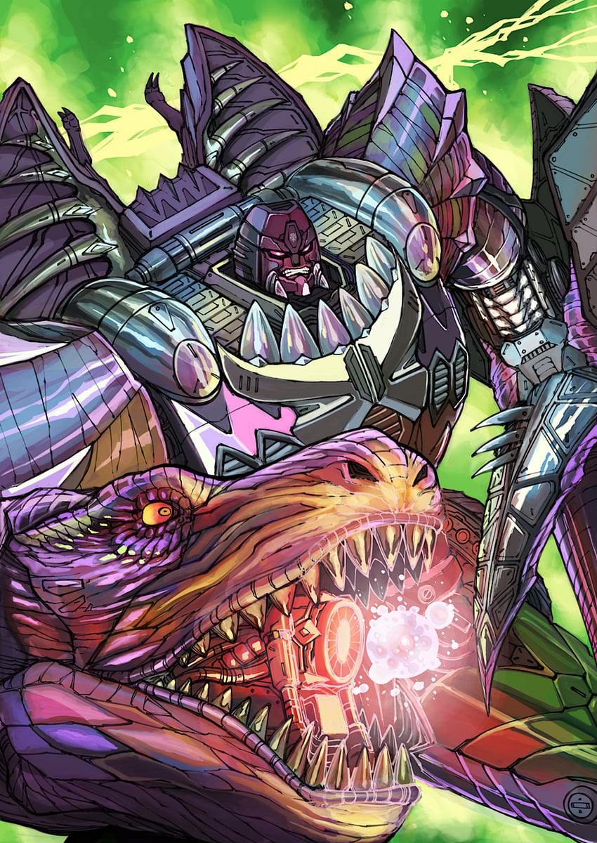megatron (transformers and 2 more) drawn by yamanushi