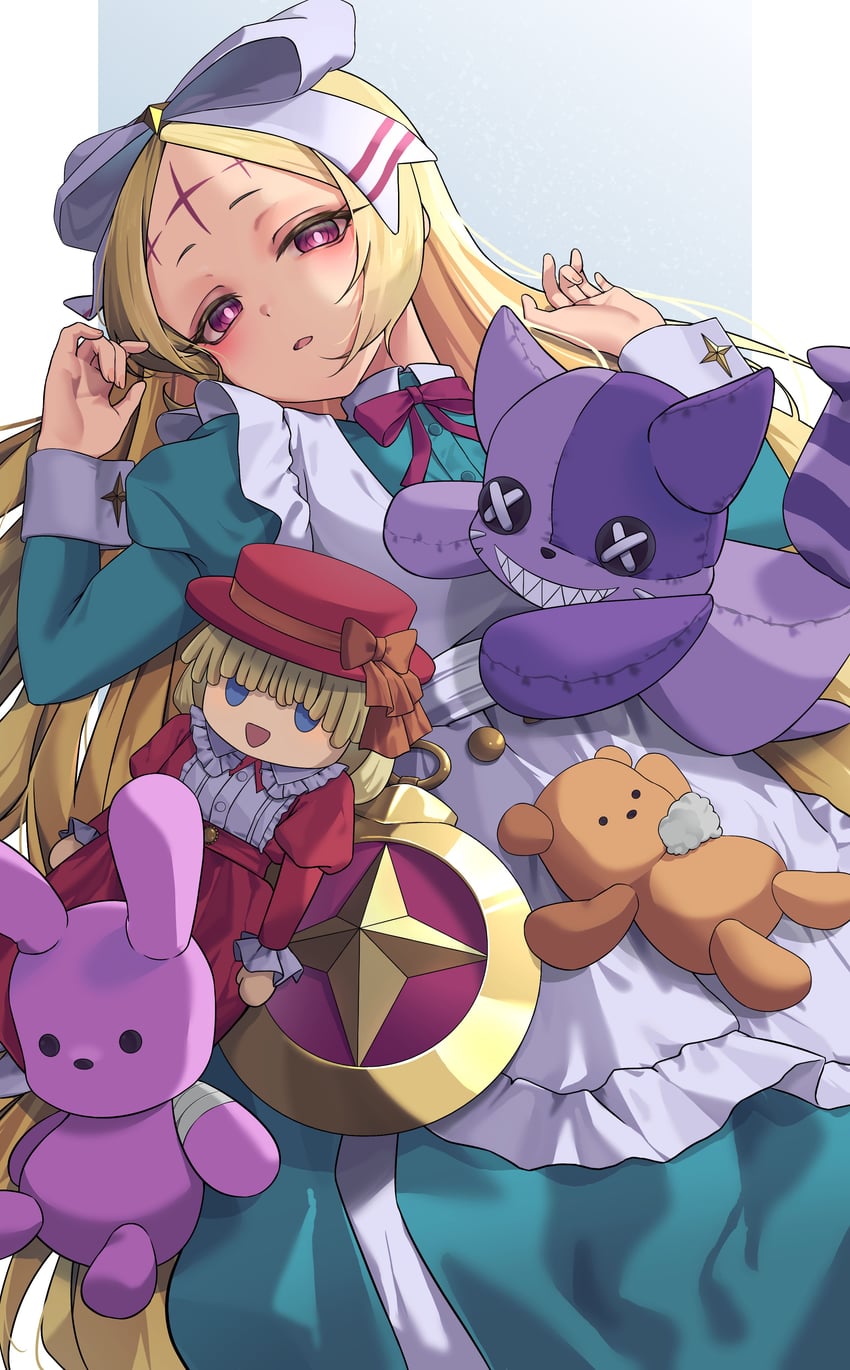 morino korisu and nero alice (mahou shoujo ni akogarete) drawn by purupuru3104