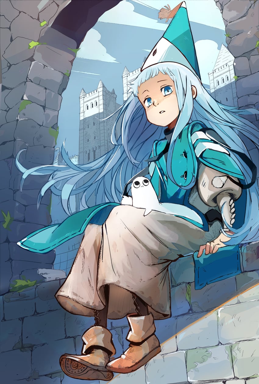brushbuddy and richeh (tongari boushi no atelier) drawn by eccomicco