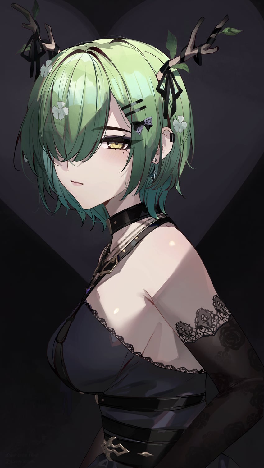 ceres fauna (hololive and 1 more) drawn by kanniiepan