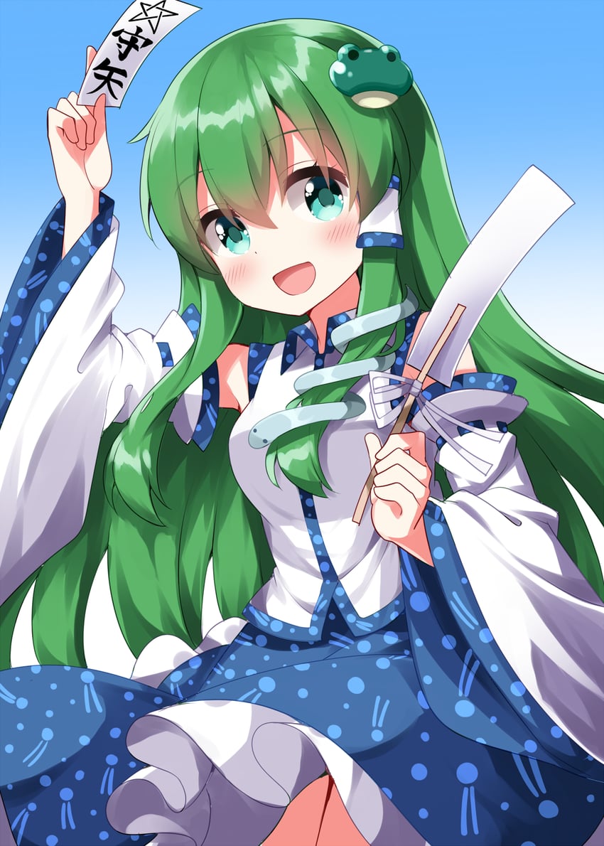 kochiya sanae (touhou) drawn by ruu_(tksymkw)