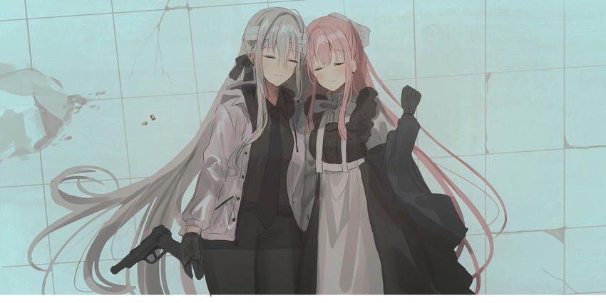 yana and zoya petrovna vecheslova (original) drawn by chihuri