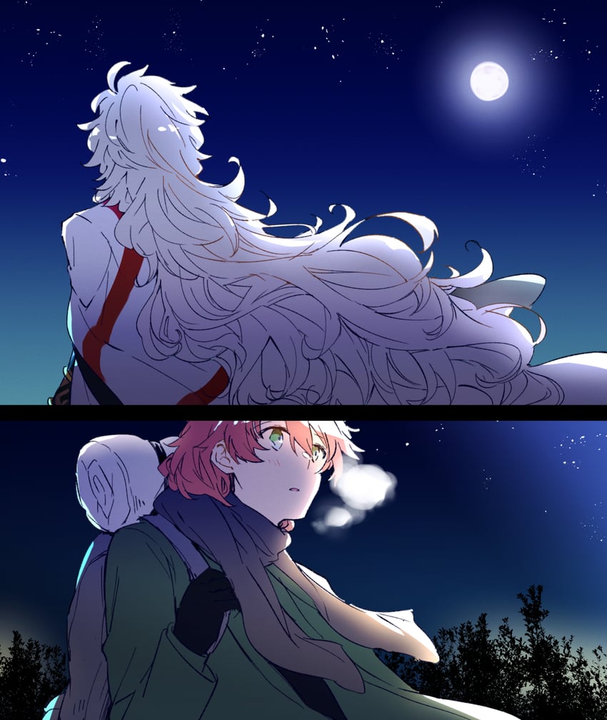 romani archaman and solomon (fate and 1 more) drawn by kak_hac