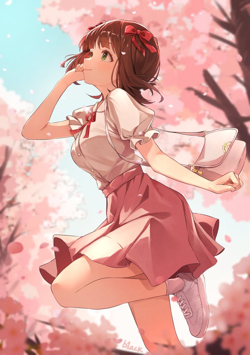 amami haruka (idolmaster and 2 more) drawn by b1ack_illust