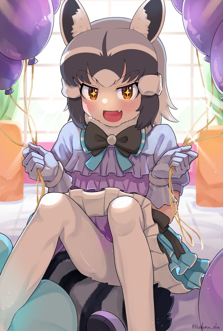 common raccoon (kemono friends and 1 more) drawn by kedama_(ughugjydthjdf)