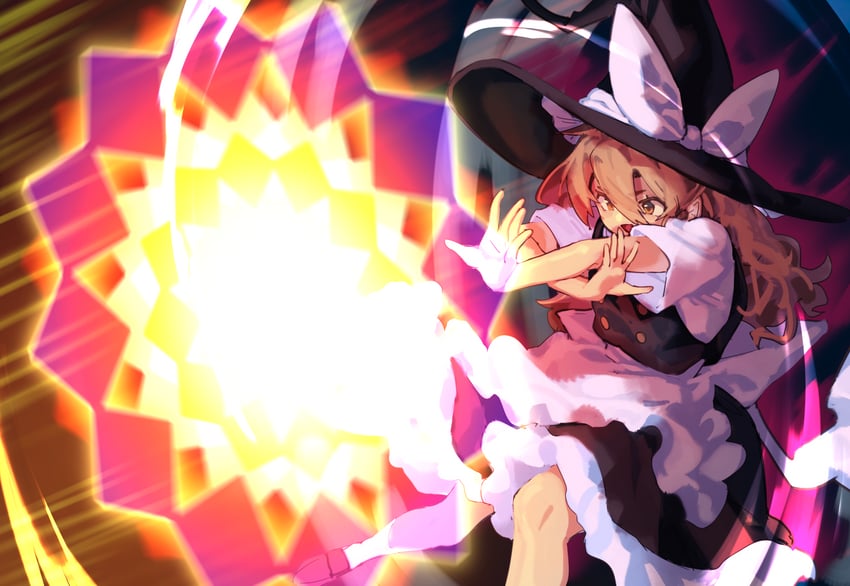 kirisame marisa (touhou and 1 more) drawn by tuck_(tuck23978434)
