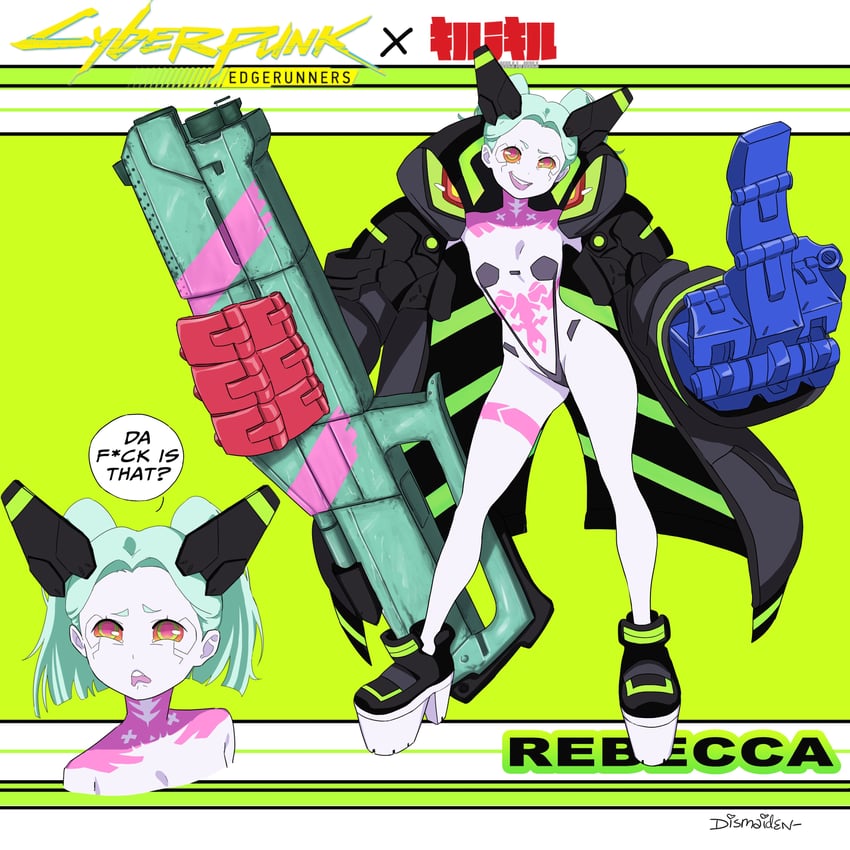 rebecca (kill la kill and 2 more) drawn by dismaiden