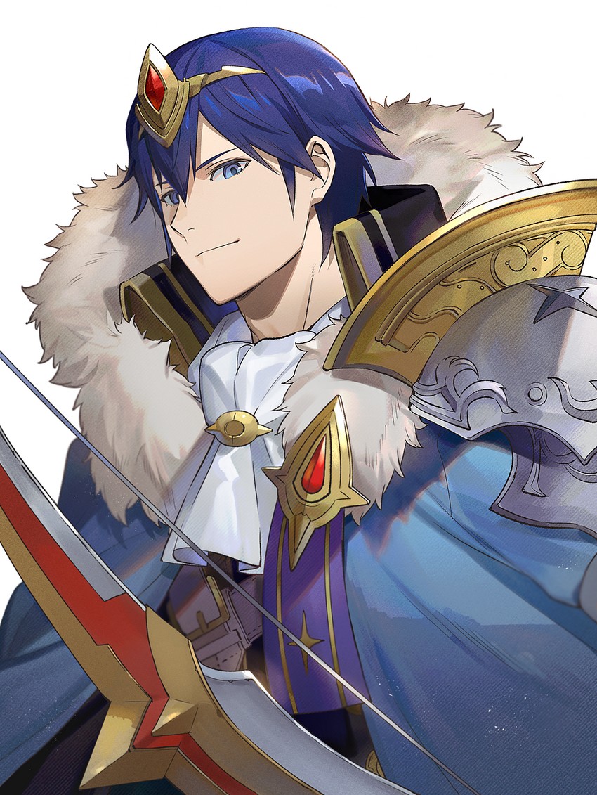 chrom (fire emblem and 2 more) drawn by kyufe