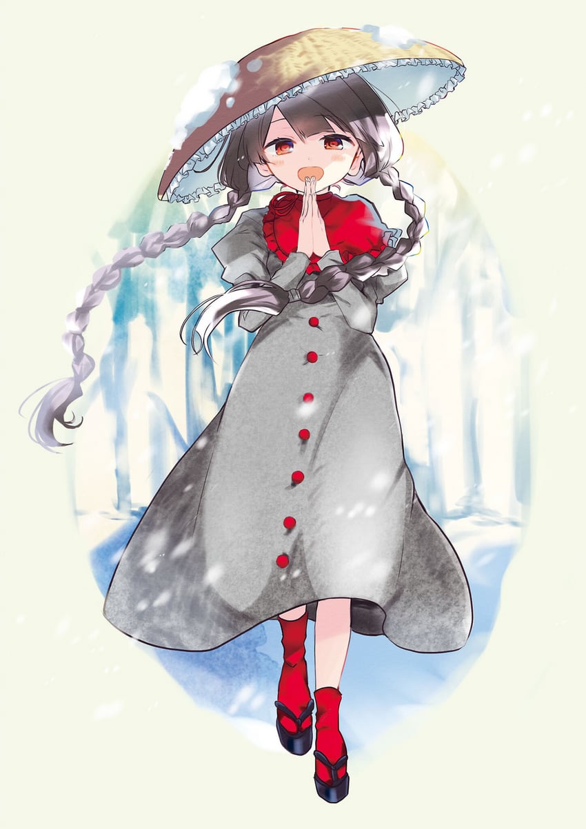yatadera narumi (touhou and 1 more) drawn by poprication