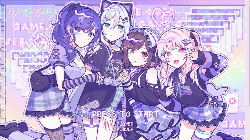 asahina mafuyu, shinonome ena, akiyama mizuki, and yoisaki kanade (project sekai) drawn by waka_(wk4444)
