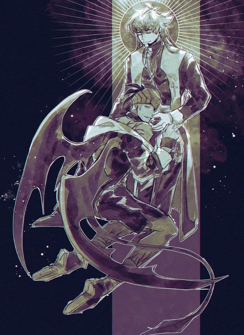 leon and raihan (pokemon and 1 more) drawn by chiyo_(miichiyochin)