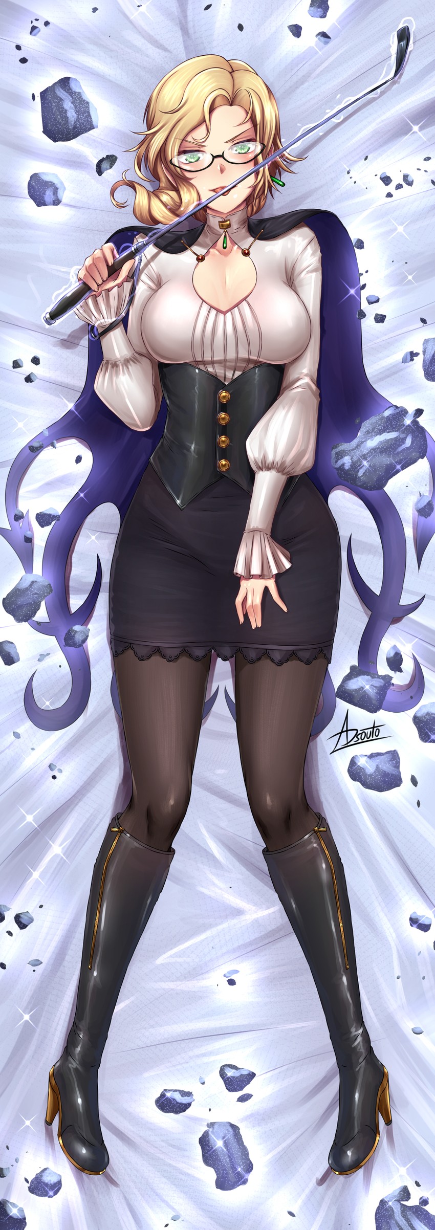 glynda goodwitch (rwby) drawn by adsouto