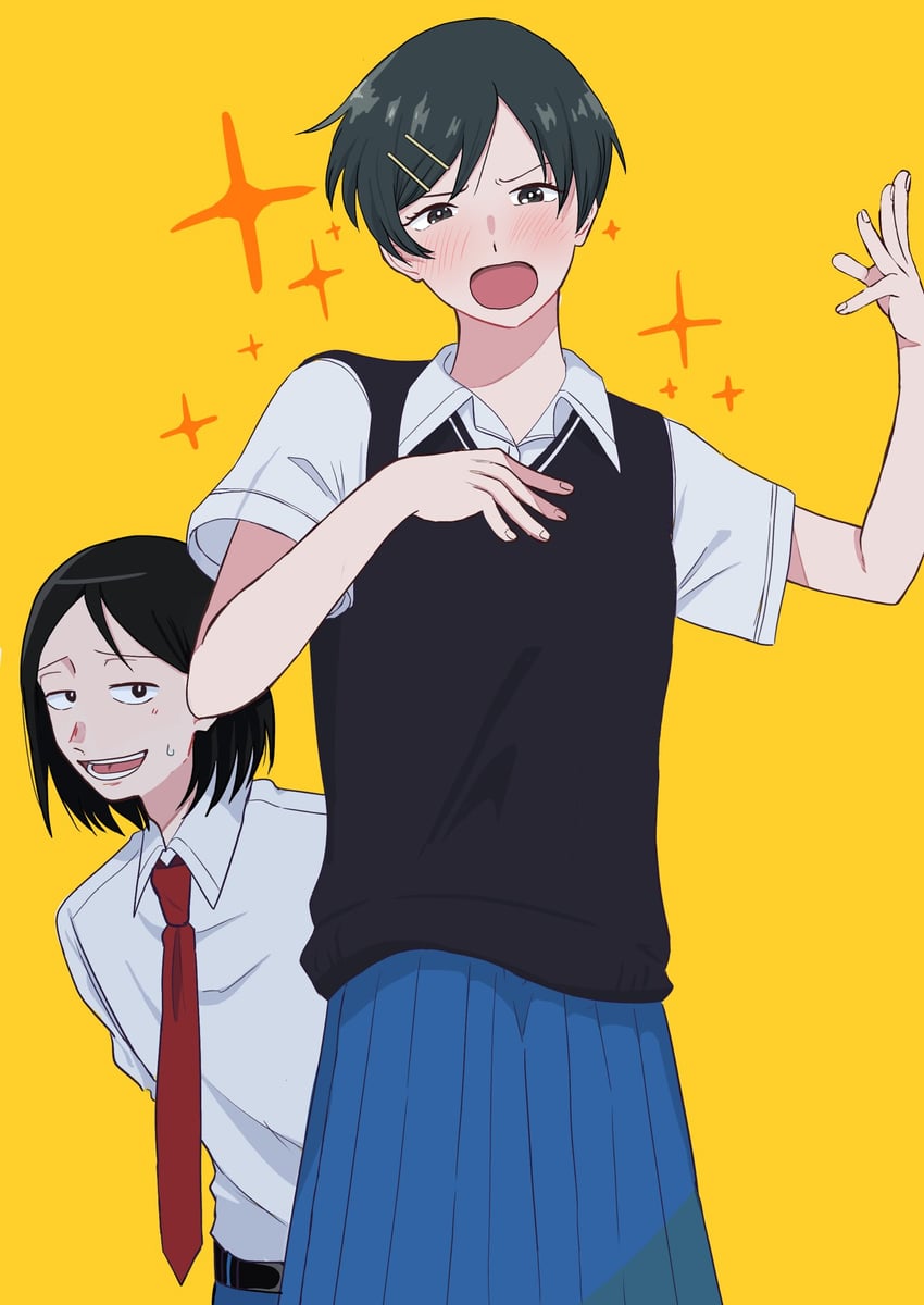 kouyama rin and taguchi ryuuya (futsuu no keion-bu) drawn by mitarashi_2mai