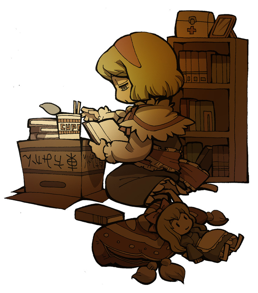 alice margatroid and shanghai doll (touhou) drawn by hounori