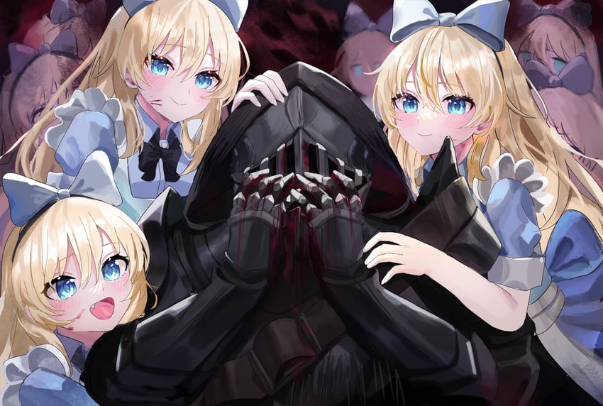 alice, grimm, sister alice, daughter alice, and mother alice (black souls and 1 more) drawn by kagana_helsuki