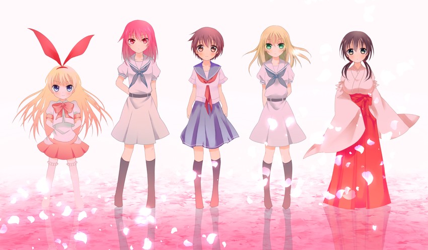 miyanaga saki, amae koromo, miyanaga teru, oohoshi awai, and jindai komaki (saki) drawn by loolaleela
