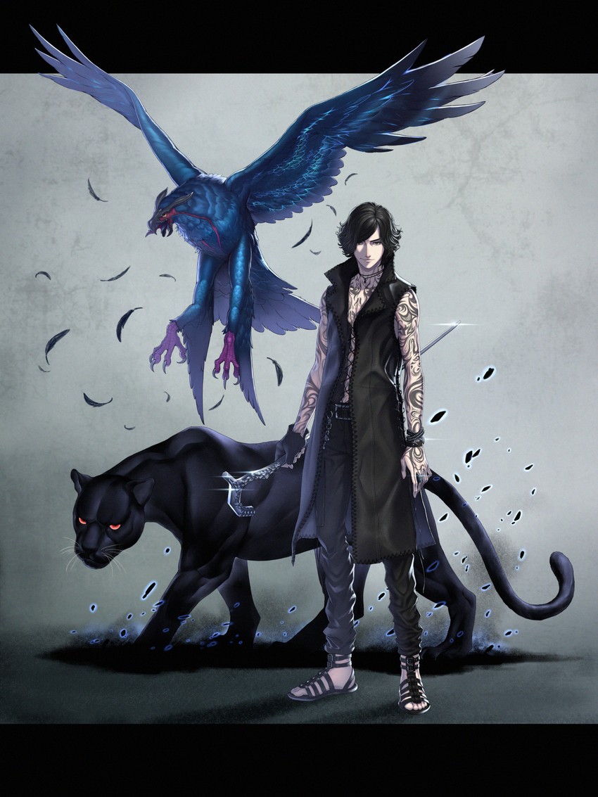 v, griffon, and shadow (devil may cry and 1 more) drawn by bite_addict