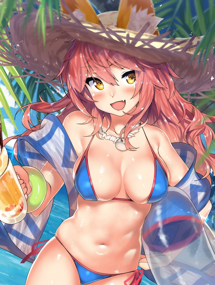 tamamo and tamamo no mae (fate and 1 more) drawn by kawai_(purplrpouni)