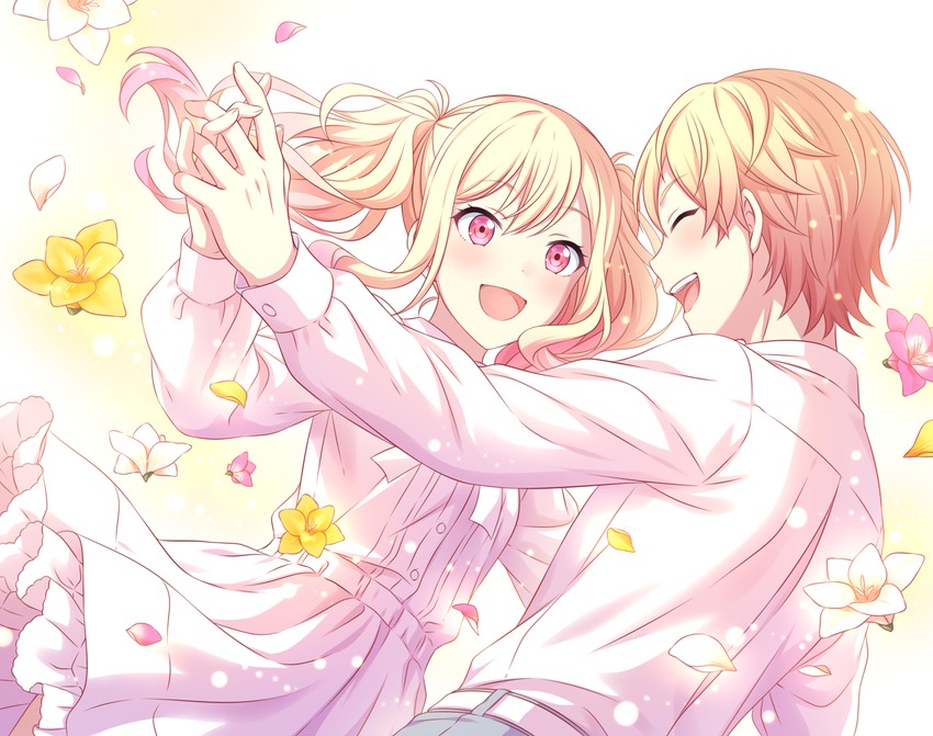 tenma tsukasa and tenma saki (project sekai) drawn by sekina