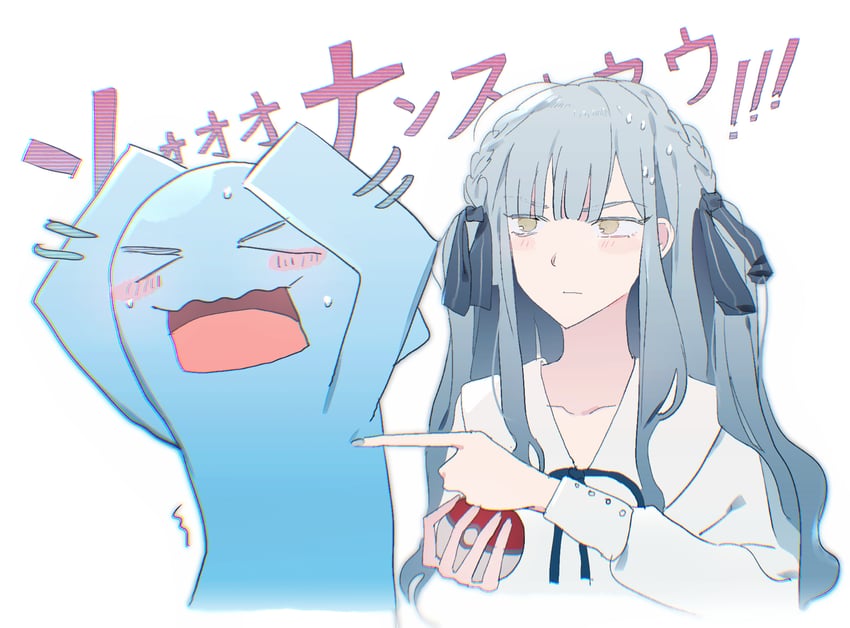 togawa sakiko and wobbuffet (pokemon and 2 more) drawn by reiboubyou