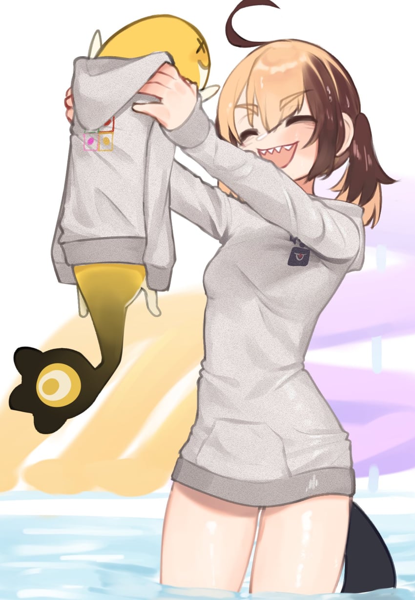 gigi murin and grem (hololive and 1 more) drawn by yoako