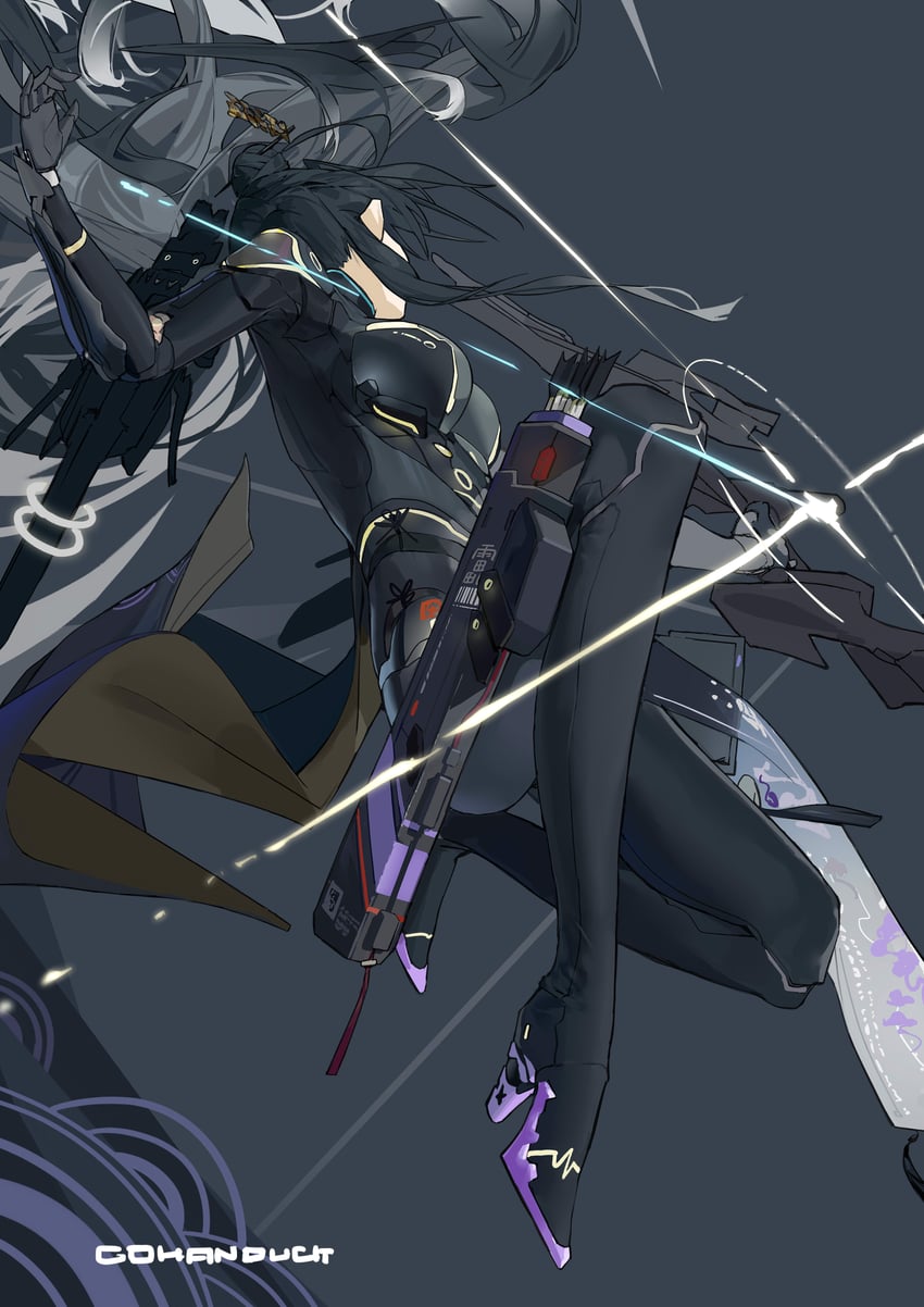 bianca and bianca: veritas (punishing: gray raven) drawn by gohanduck