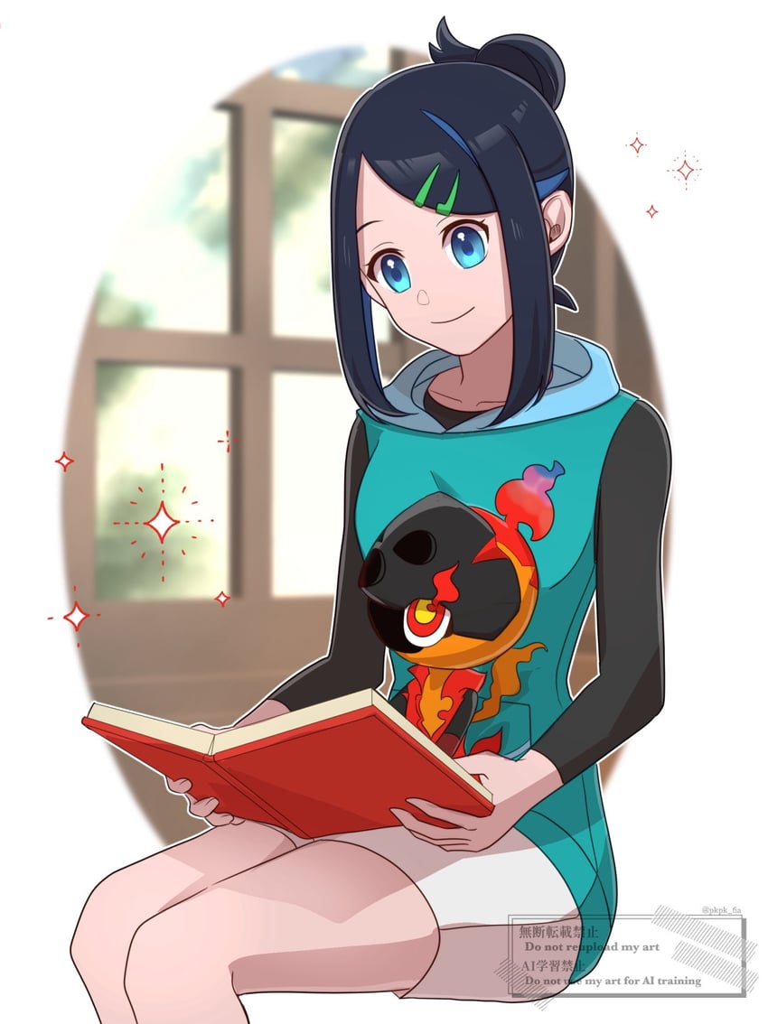 liko and charcadet (pokemon and 1 more) drawn by fearensu