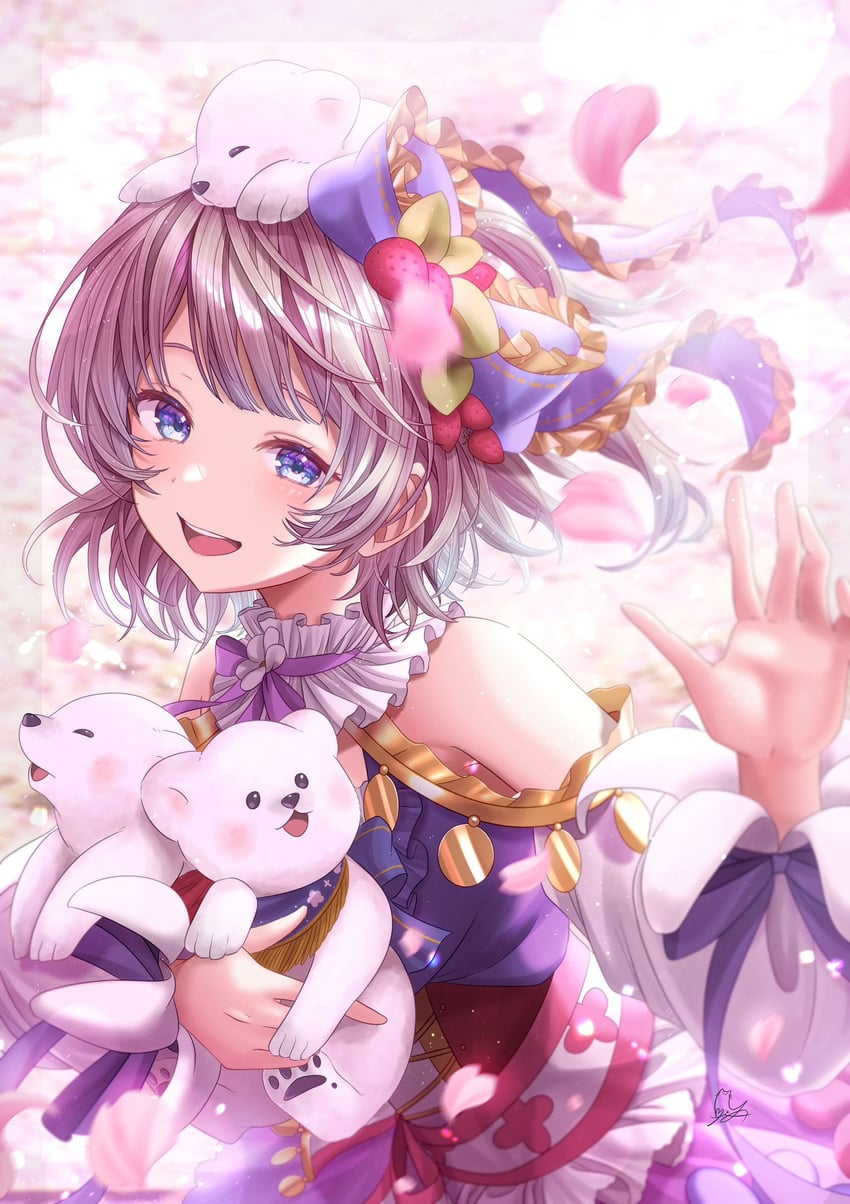 shirosaki ran (indie virtual youtuber) drawn by totomiya