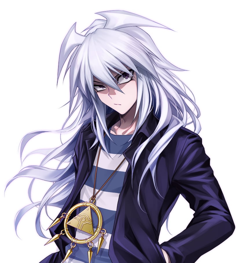 yami bakura (yu-gi-oh! and 1 more) drawn by chimachi