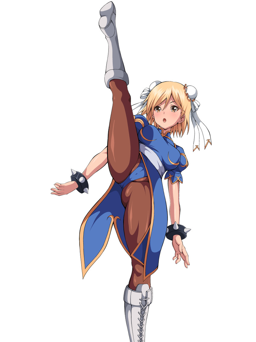chun-li and djeeta (granblue fantasy and 1 more) drawn by nanashi_maru