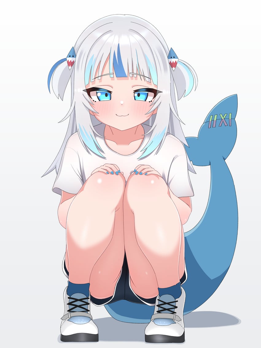 gawr gura (hololive and 1 more) drawn by mingkozus