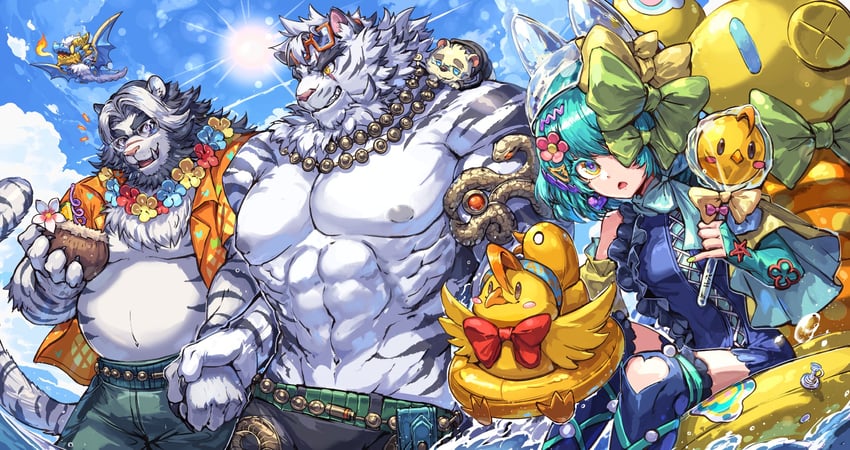 leib, jin qiu, and abigail (original and 2 more) drawn by sa-dui