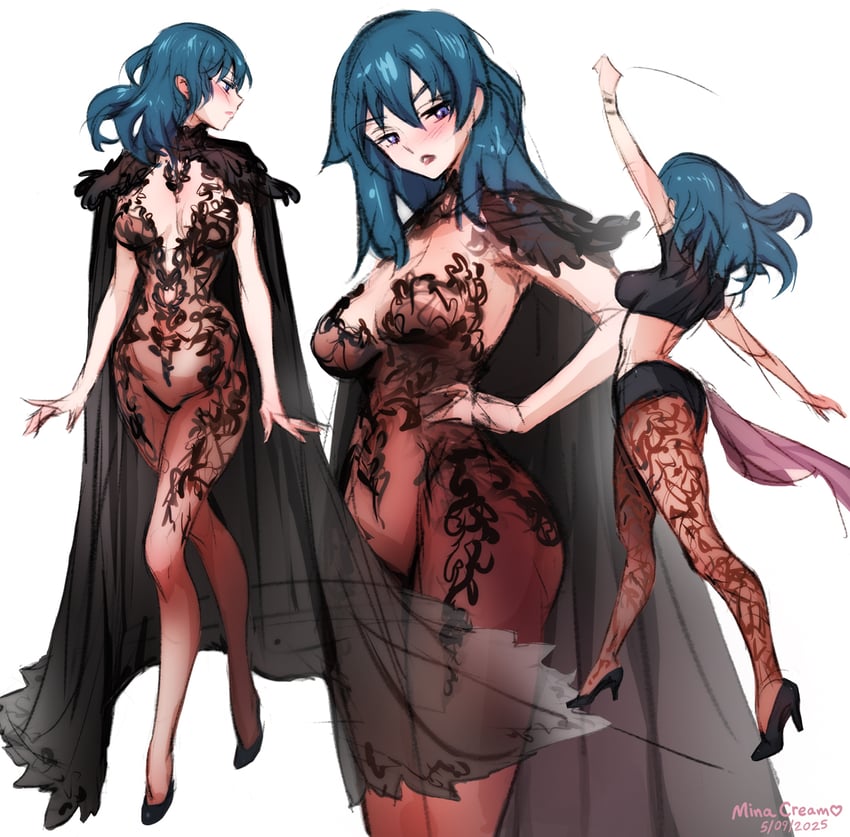 female byleth (fire emblem and 1 more) drawn by mina_cream