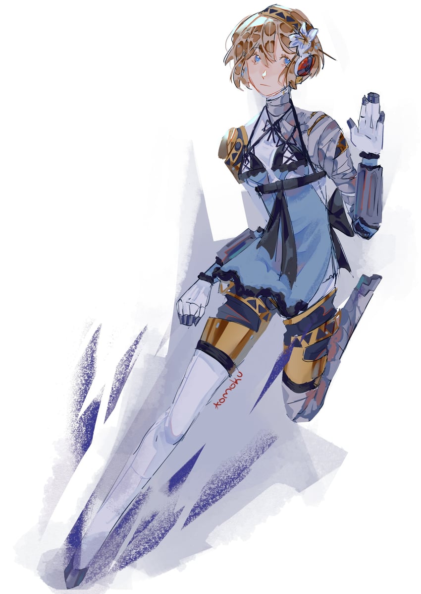 aigis and kaine (persona and 2 more) drawn by chan_tomoku