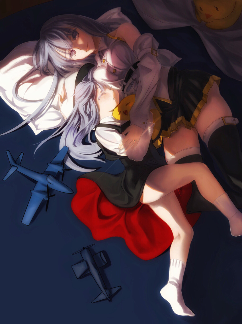 enterprise and little enterprise (azur lane) drawn by user_tchv8582