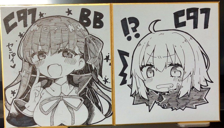 jeanne d'arc alter and bb (fate and 3 more) drawn by jako_(jakoo21)