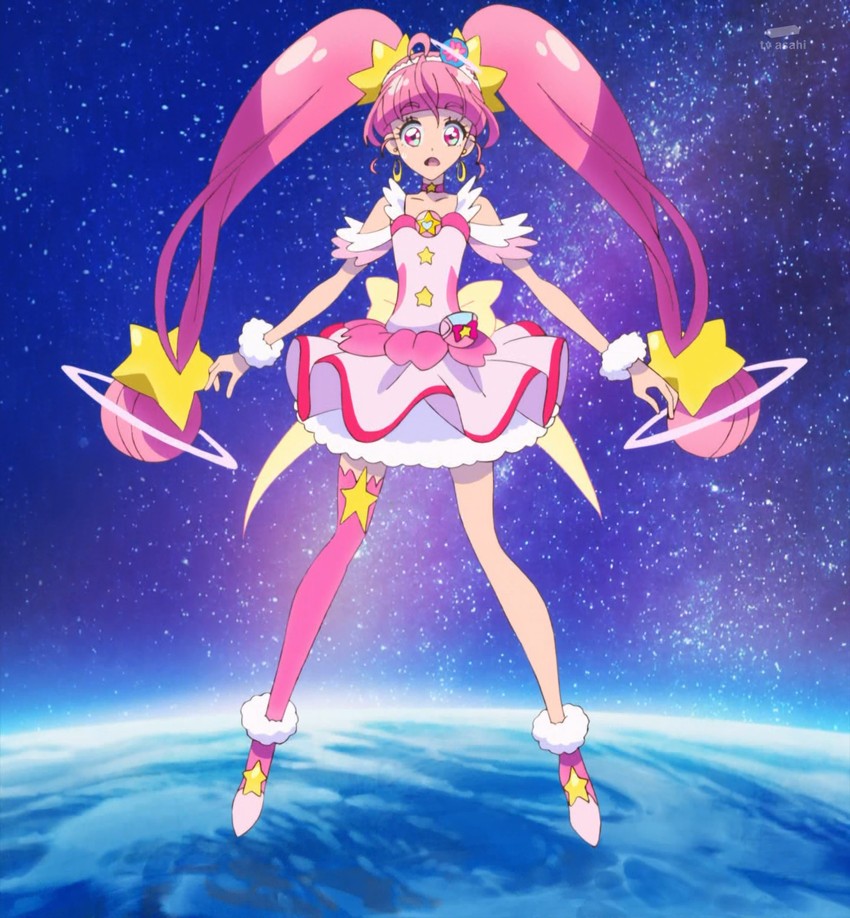 hoshina hikaru and cure star (precure and 1 more)