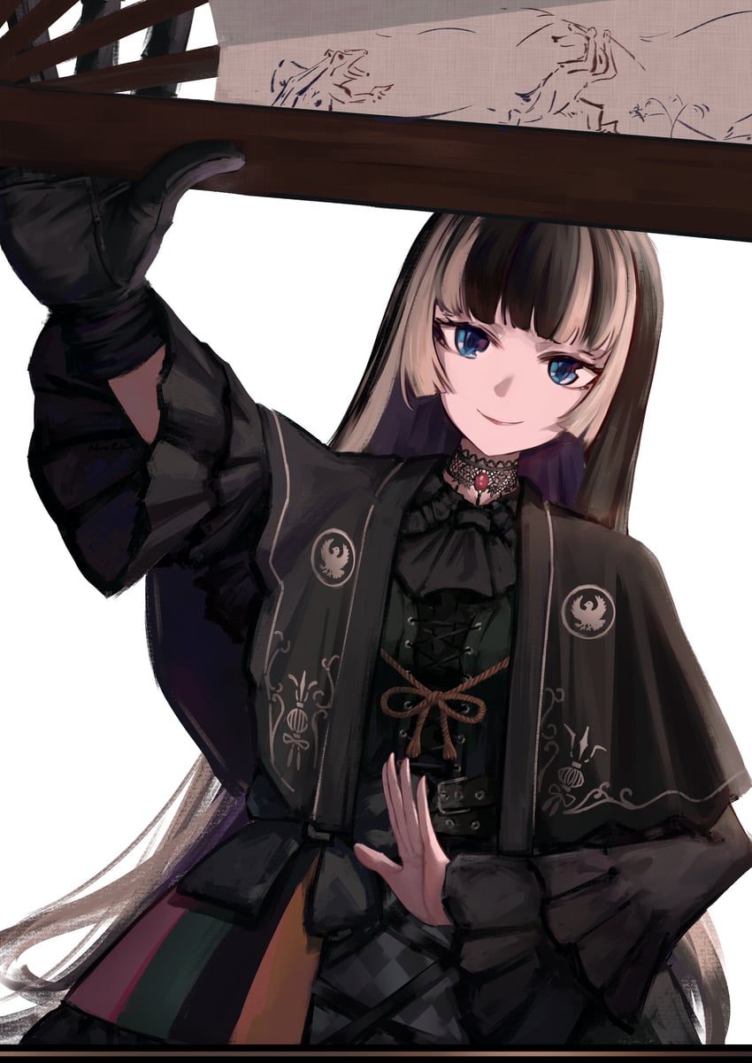 juufuutei raden (hololive and 1 more) drawn by naro_rin