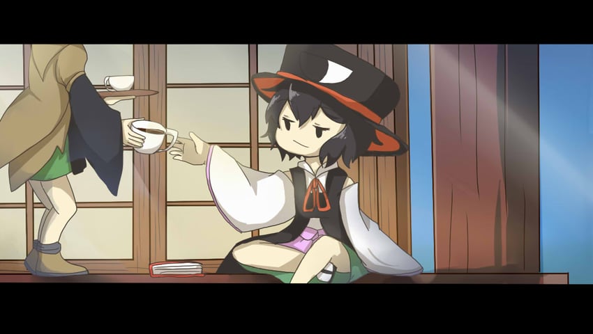 enraku tsubakura and houlen yabusame (len'en) drawn by yaxiu