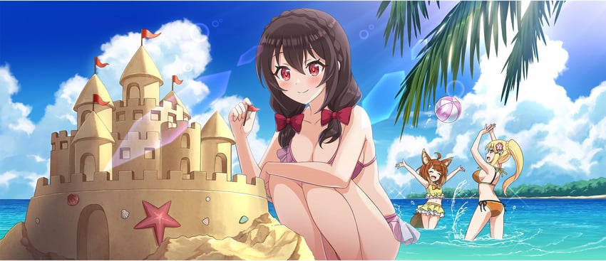 darkness, yunyun, and miia (kono subarashii sekai ni shukufuku wo! and 1 more)