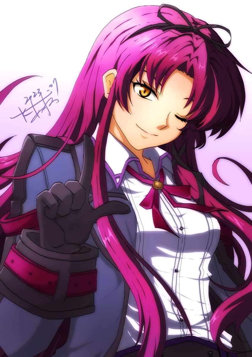 renne (eiyuu densetsu and 2 more) drawn by akane_kazami