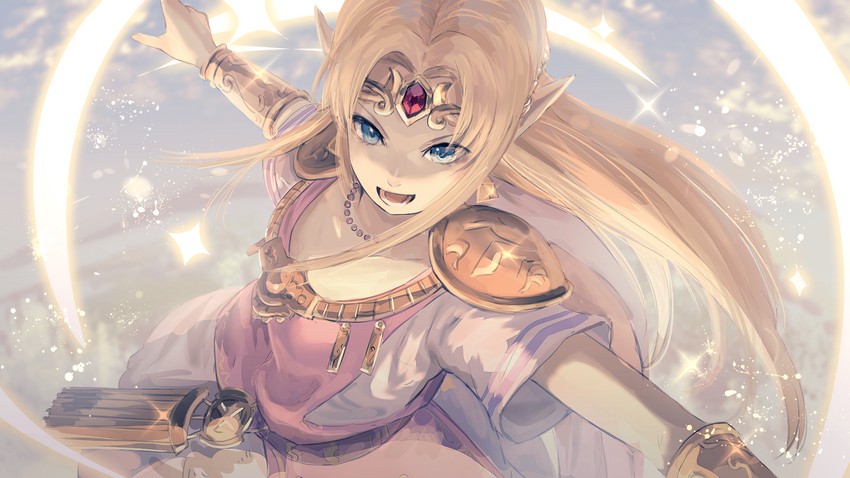 princess zelda (the legend of zelda and 2 more) drawn by misaki_nonaka