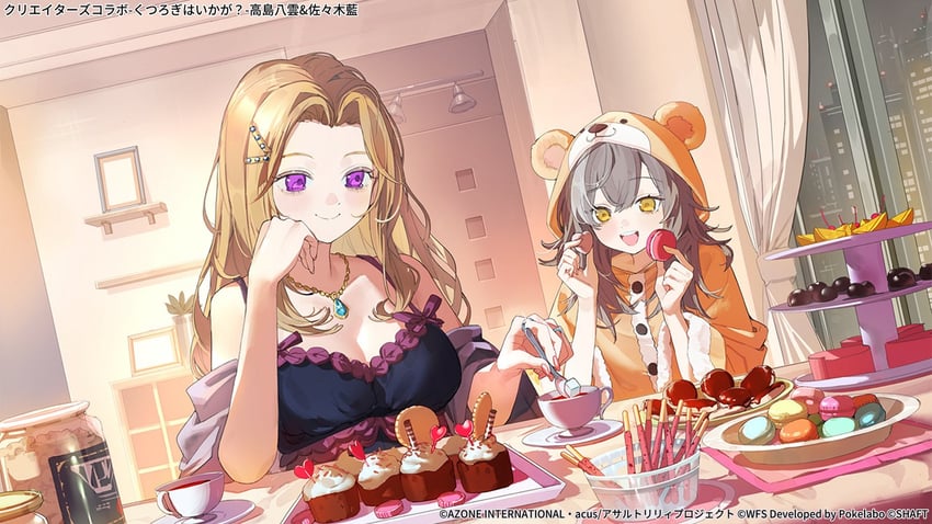 sasaki ran and takashima yakumo (assault lily) drawn by nik_ibi