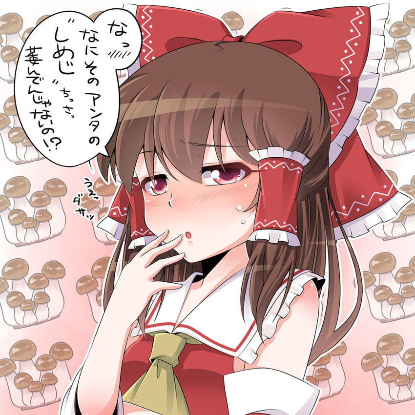 hakurei reimu (touhou) drawn by haruki_(colorful_macaron)