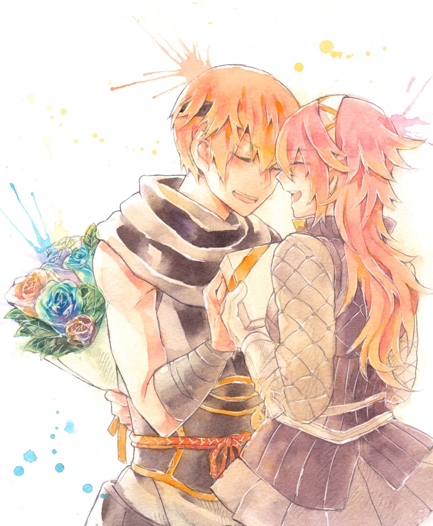 soleil and asugi (fire emblem and 1 more) drawn by sakaki_1220