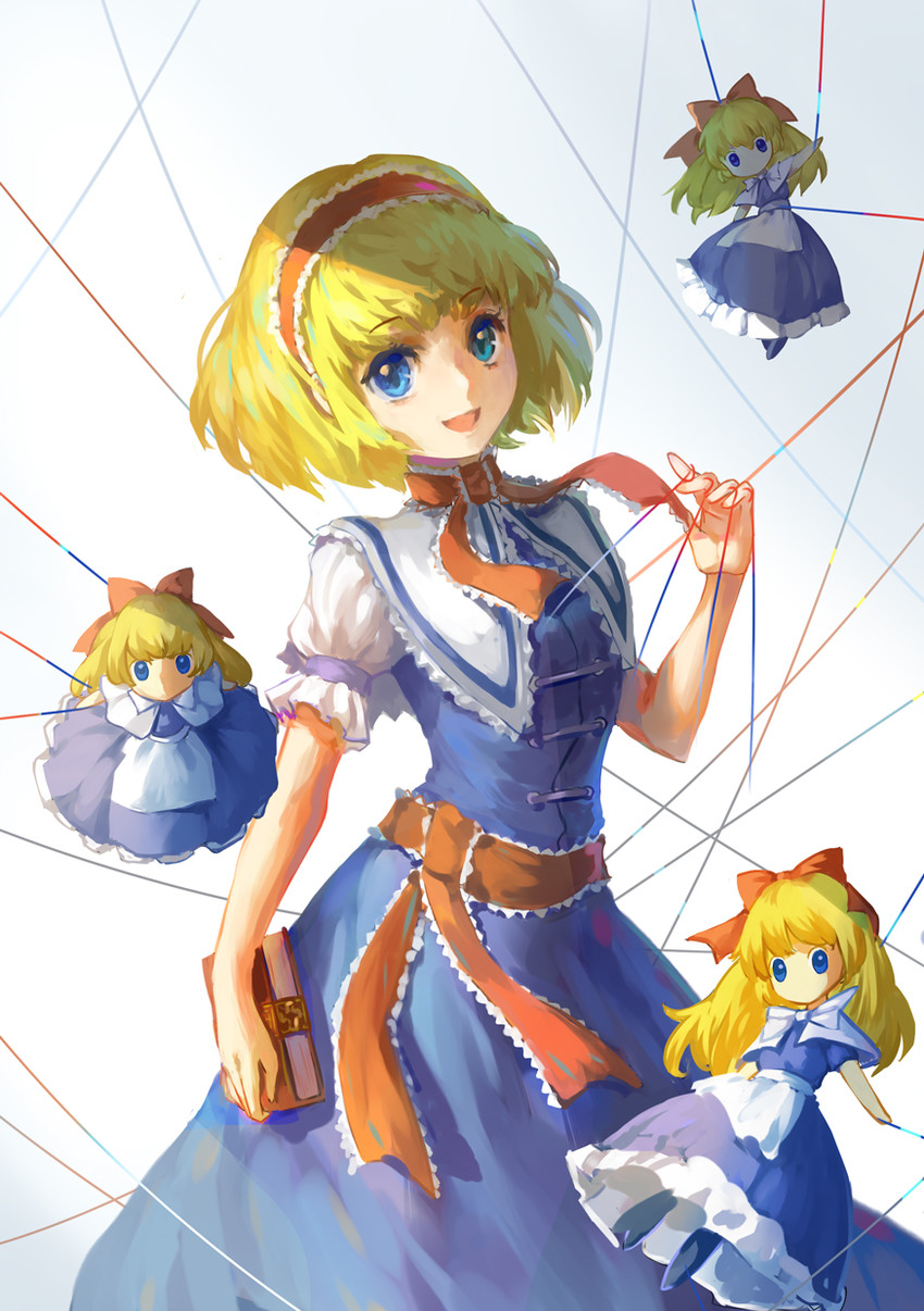alice margatroid and shanghai doll (touhou) drawn by yui_(reyonfeb16th)
